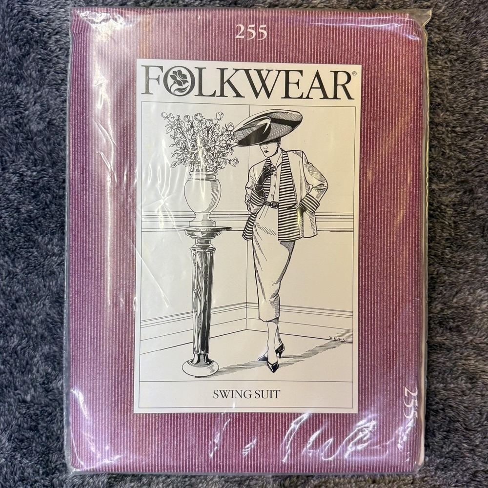 Folkwear Swing Suit #255 Trapeze jacket Pencil Skirt Sewing Pattern folkwear255